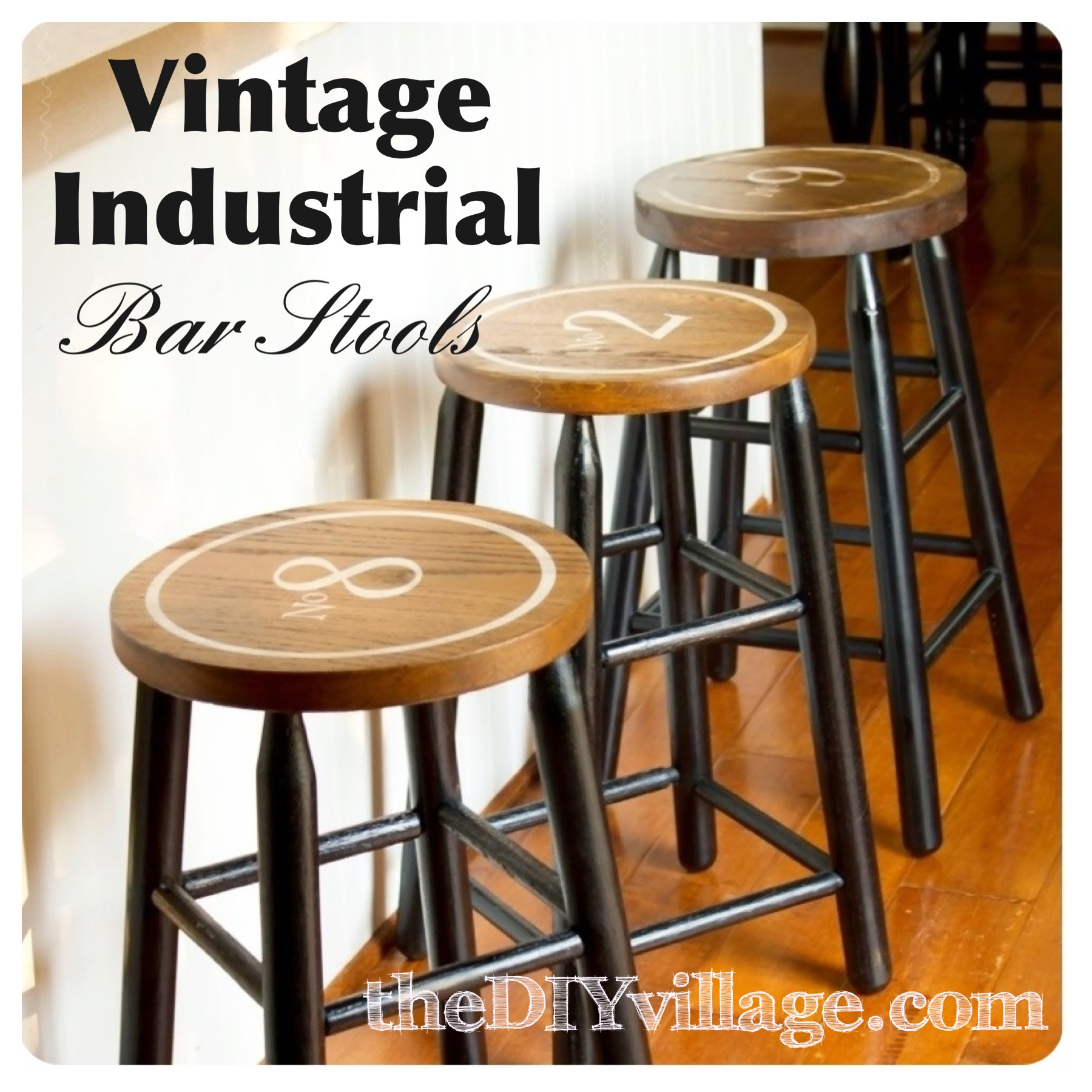 Vintage Industrial Stools 9
