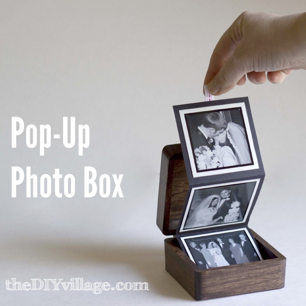 PopUp Photo Box (Gift Idea) the DIY village