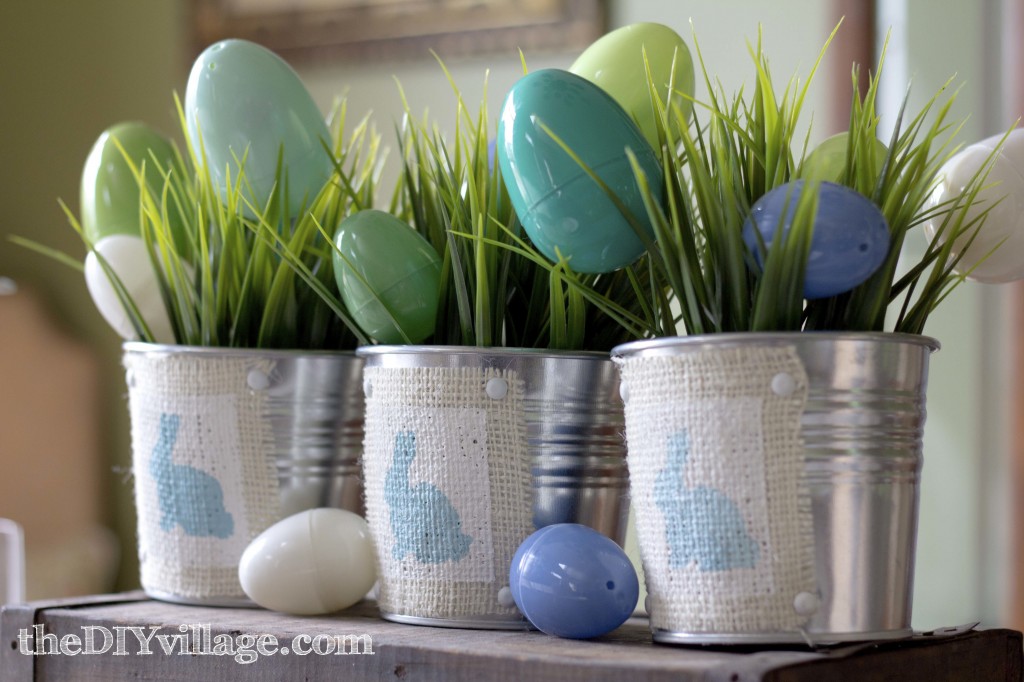 Easter Centerpieces by: theDIYvillage.com