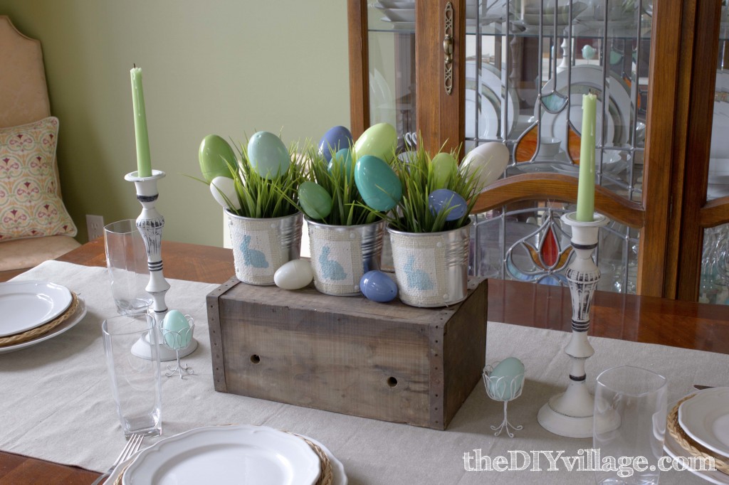 Easter Centerpiece by: theDIYvillage.com