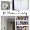 DIY Custom Pantry Makeover by theDIYvillage.com