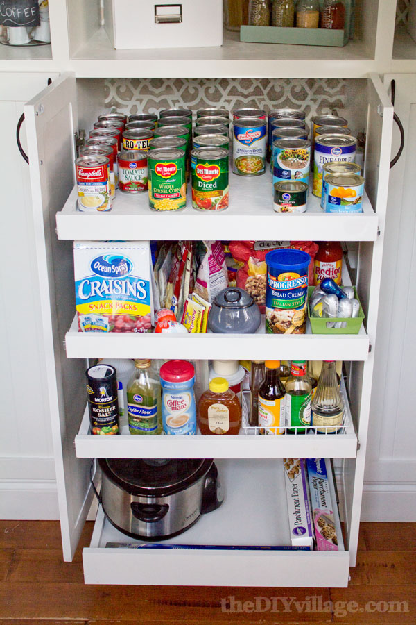 DIY Custom Pantry Makeover by theDIYvillage.com