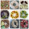 50 Spring Wreath Inspirations at theDIYvillage.com