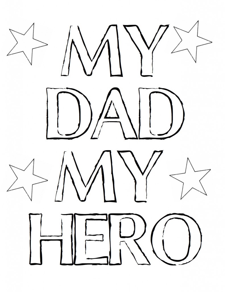 i love you dad coloring pages - photo #40
