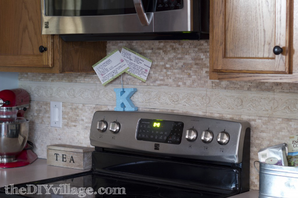 Split Faced tile Backsplash