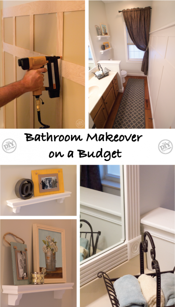 A Bathroom Makeover on a Budget! - The DIY Village