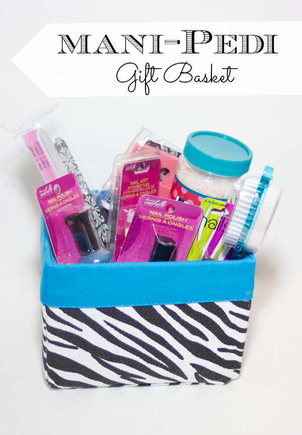 Last minute gift idea for under $ 15 Mani-Pedi Gift Basket