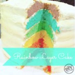 Fun Rainbow Layer cake