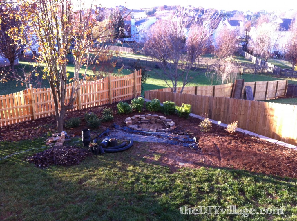 DIY Stacked Stone Firepit