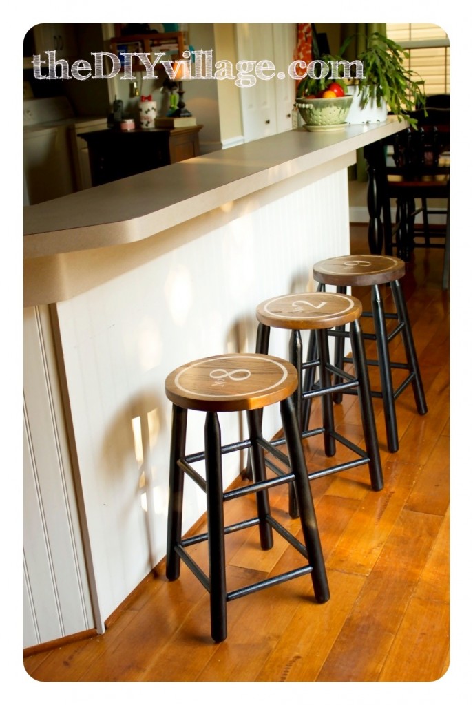 Numbered Bar Stools