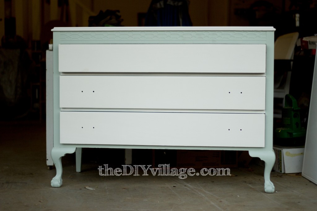 Stenciled Dresser