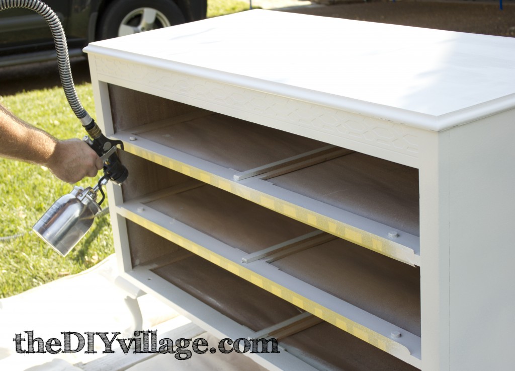 Stenciled Dresser