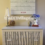 Stenciled Dresser