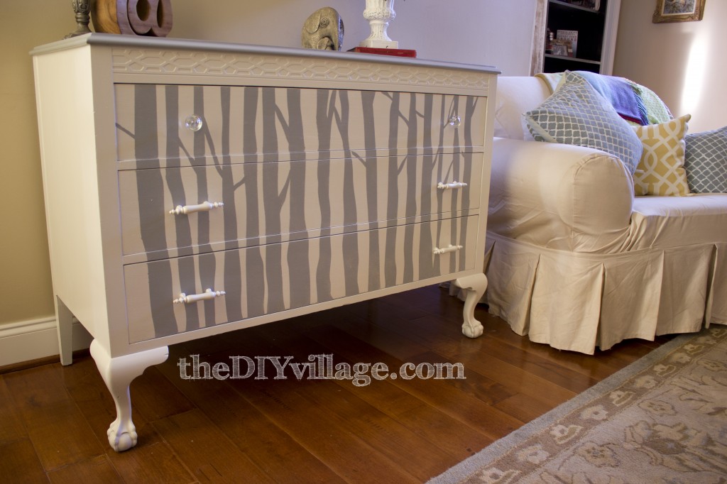 Stenciled Dresser