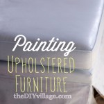 How to paint upholstered furniture