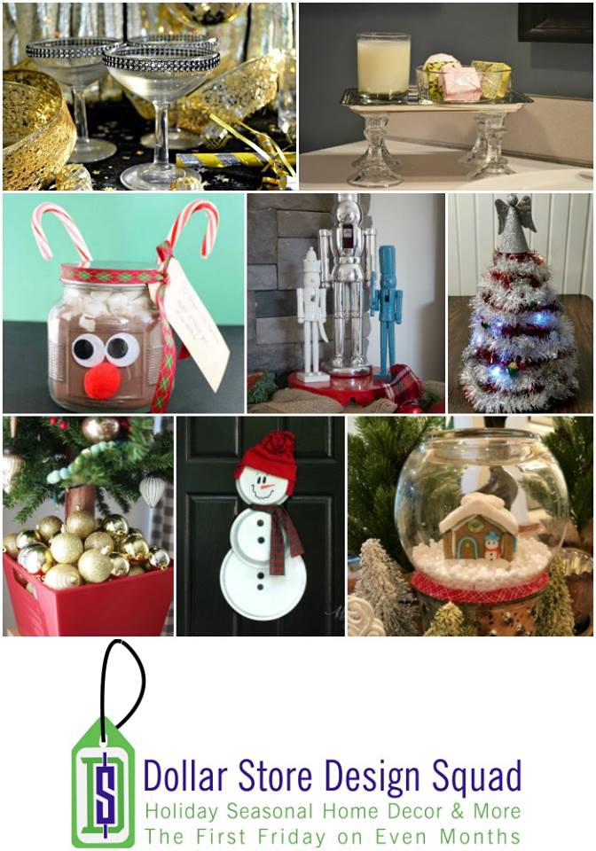 Thrifty Christmas dollar store craft ideas for your home.