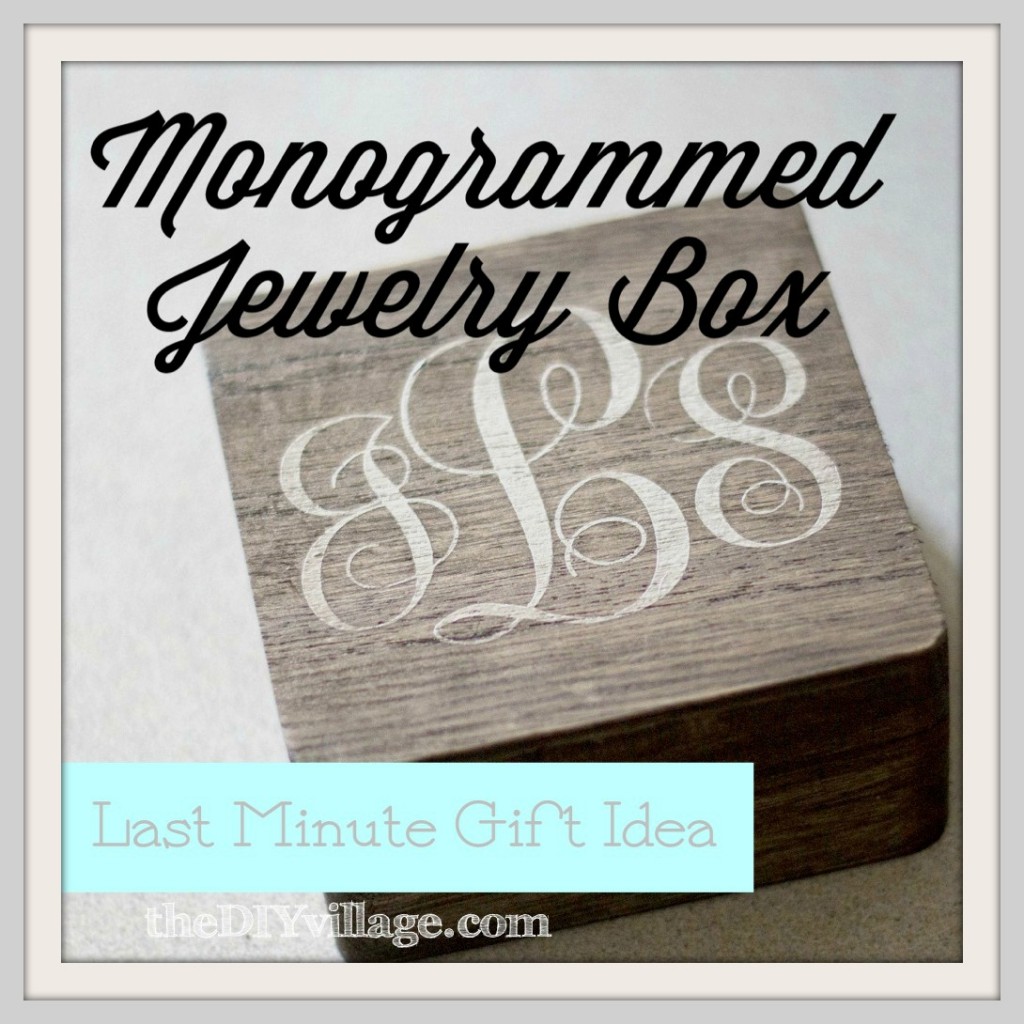 Monogrammed Jewelry Box LMGI