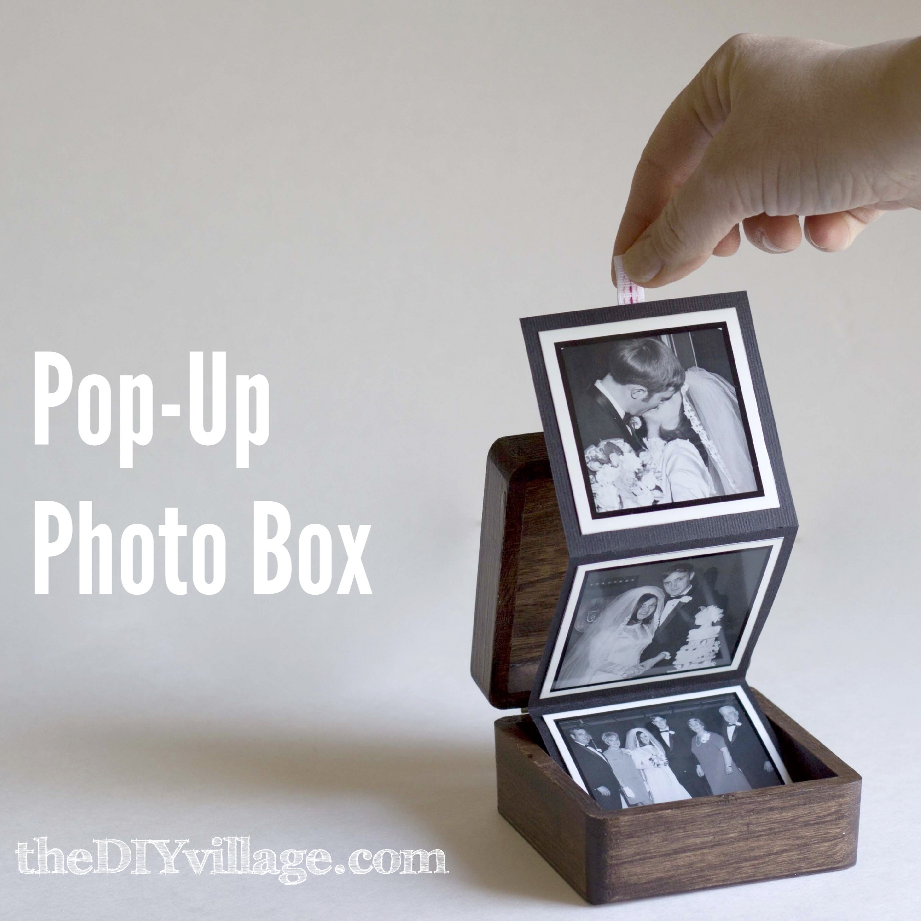 Pop-Up Photo Box (Gift Idea) - the DIY village