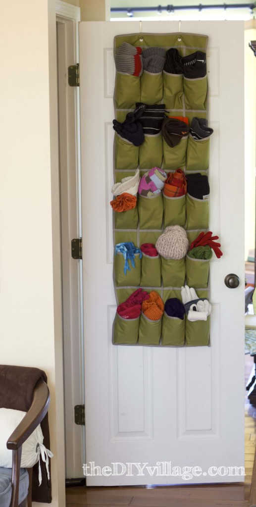 Over the Door Organizer by: theDIYvillage.com