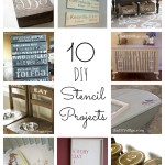 10 DIY Stencil Projects by: theDIYvillage.com