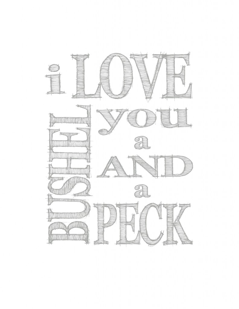 Bushel and a Peck Free Printable at: theDIYvillage.com