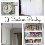 DIY Custom Pantry Makeover revamping a builder grade closet style pantry. Popular Pins