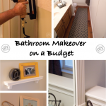 Bathroom makeover for under $ 80.00