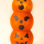 Easy Dollar Tree Pumpkin Luminary Family