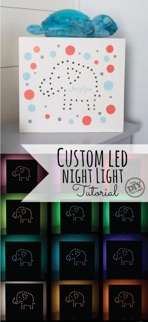 Custom LED Night Light tutorial