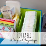 Newborn Portable Diaper Organizer