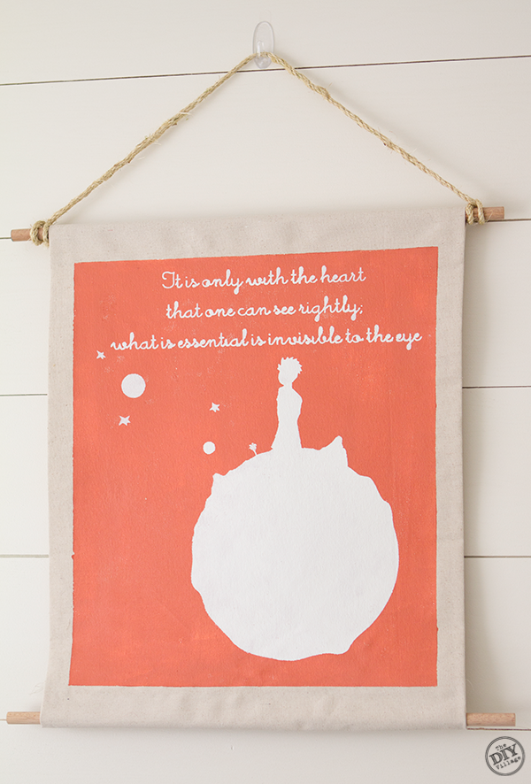 The Little Prince nursery wall art - tutorial 