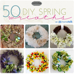 50 DIY Spring Wreaths