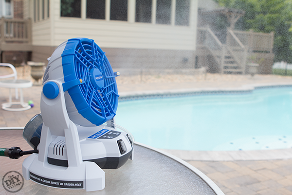 diy portable misting fan