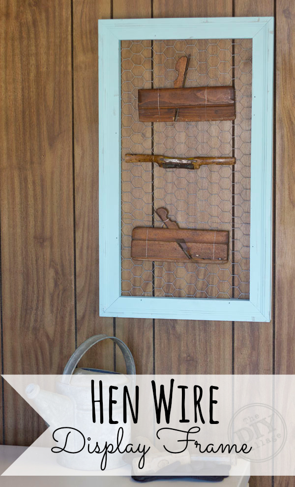 Hen wire display frame tutorial #ad #SeriouslyStrong