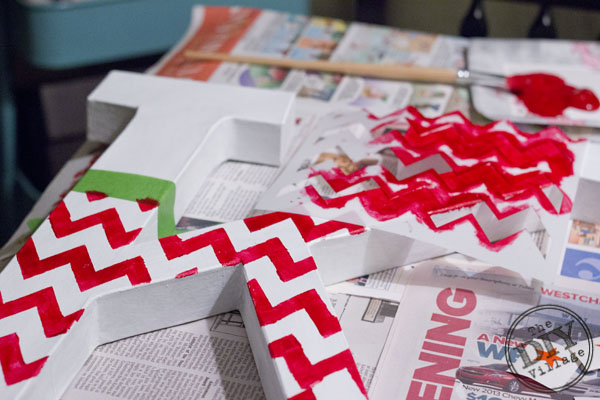 DIY Patriotic monogram