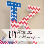 Fun personalized patriotic monogram!