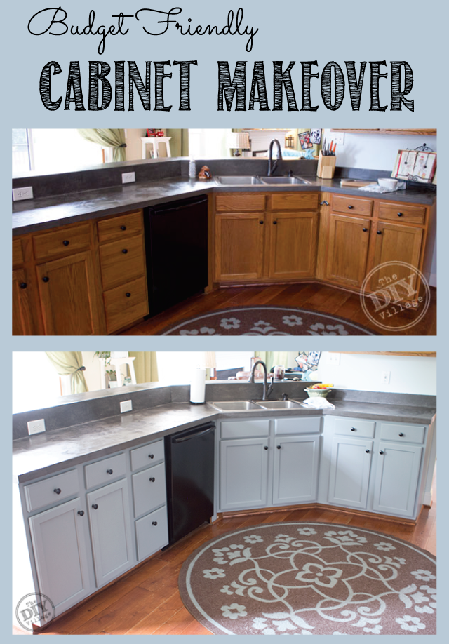 Budget Friendly Cabinet Makeover The