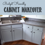 Budget friendly kitchen cabinet makeover