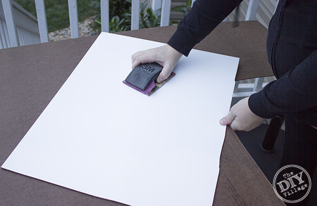 DIY birth stat chalkboard wall art