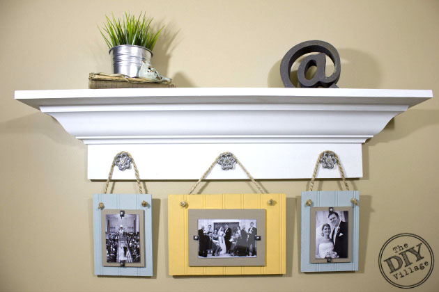 DIY beadboard picture frame tutorial.  Make frames for less than 1/4 cost of the ones in stores!  Awesome tutorial