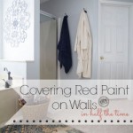 How to cover red paint on walls in half the time #UpToTheTest