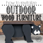 how to revitalize outdoor wood furniture