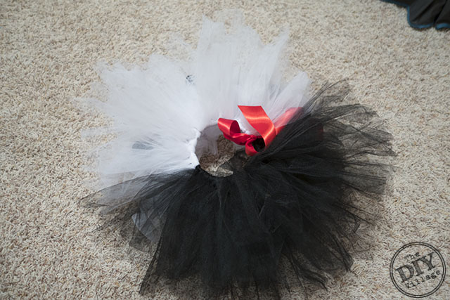 DIY Baby Cruella de Vil Halloween Costume idea for infant or toddler