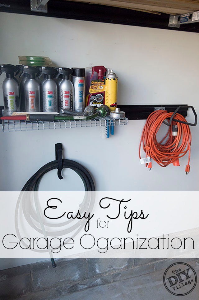 easy tips for garage organization