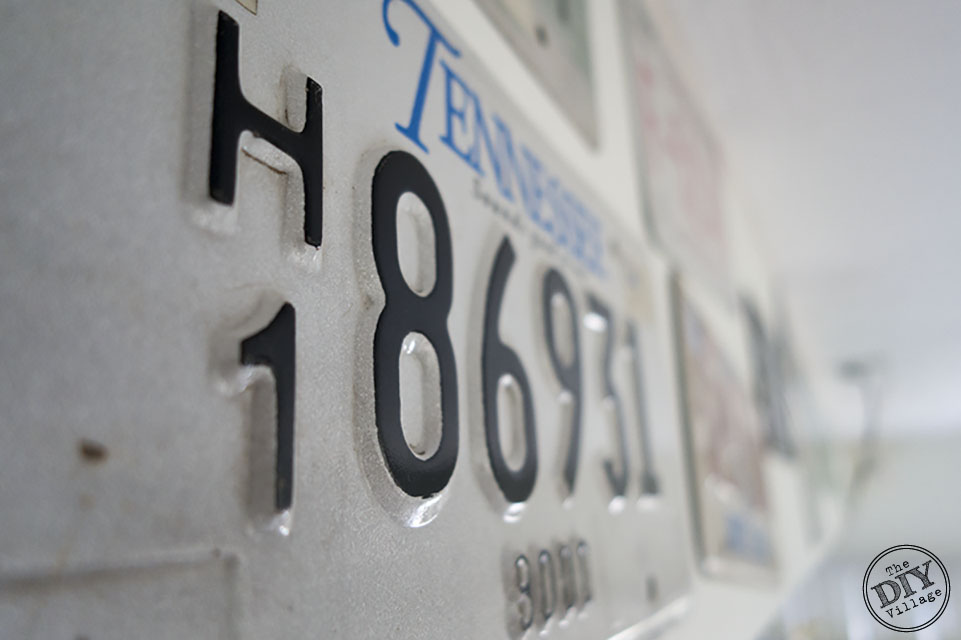 How to hang license plates without using nails