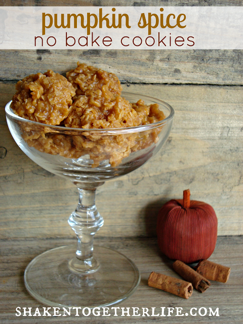 pumpkin spice no bake cookies BLOG