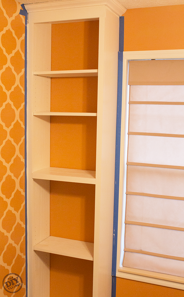 Custom-Built-In-Bookcase-After-Paint