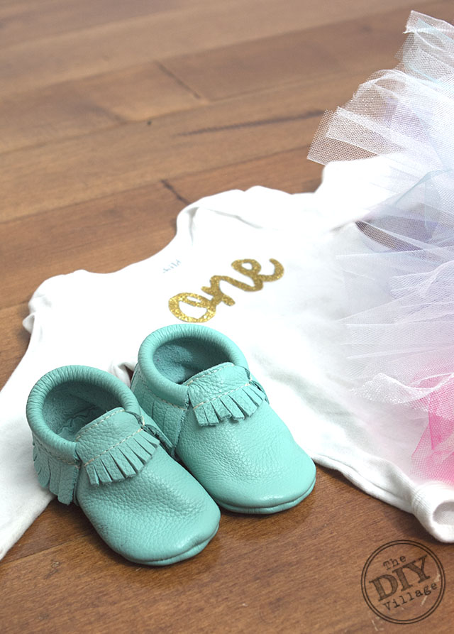 Freshly Picked Moccs and 1st Birthday outfit