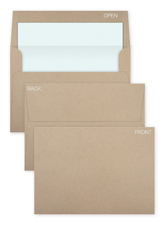envelopes with slip in liner