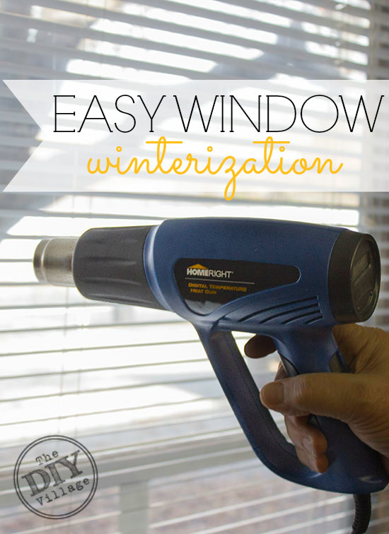 Conserve heat in your home during cold temperatures with easy window winterization